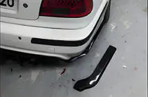 BMW 5 Series E39 1996-2003 Heck Flaps Aufsätze DPT (Schwarz Glanz) Foto 1