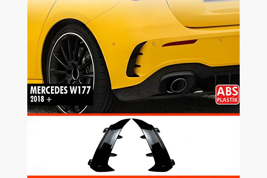 Mercedes A-class W177 2018- Heckspoiler Aufsätze DPT (Schwarz Glanz) Foto 1