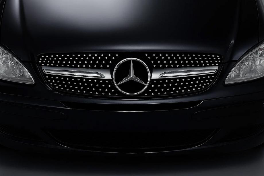 Mercedes Vito W639 2004-2014 Frontgrill Diamond Silber (2004-2010) Foto 2