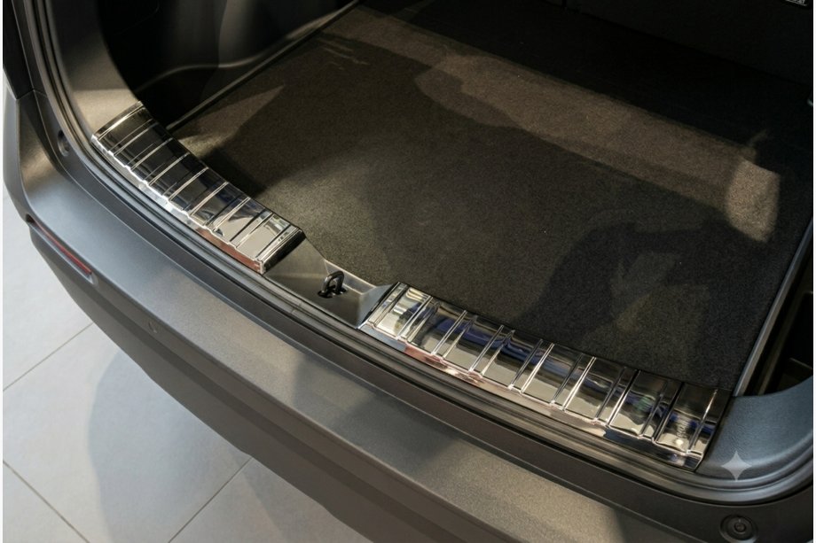 Toyota Corolla Cross 2020- Einstiegsleiste hinten Omsa Line (matt, Edelstahl) Image