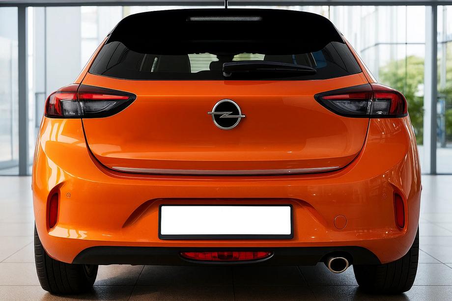 Opel Corsa F 2019- Kofferraumleiste Edelstahl Foto 1