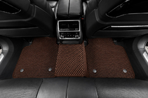BMW 7 Series G11/G12 2015-2022 EVA Fußmatten (für G12, Braun) Foto 3
