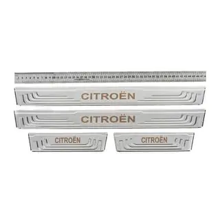 Universelle Einstiegsleisten Citroen V-2 (4 Stk., Edelstahl) Foto 1