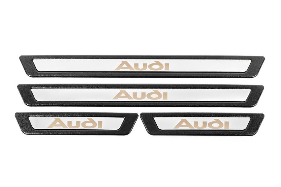 Audi Universelle Einstiegsleisten Audi V-3 (4 Stk., Edelstahl) Foto 2
