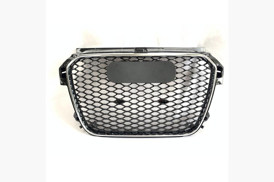 Audi A1 2010-2018 Frontgrill RS-Style V-1 (2010-2014, schwarz mit Chrom) Image