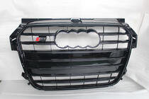 Audi A1 2010-2018 Frontgrill S-Style V-2 (2010-2014, schwarz mit Chrom) Foto 1