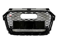 Audi A1 2010-2018 Frontgrill RS-Style mit Quattro Schriftzug (2014-2018, schwarz) Foto 2