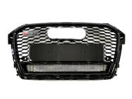 Audi A1 2010-2018 Frontgrill RS-Style mit Quattro Schriftzug (2014-2018, schwarz) Foto 1