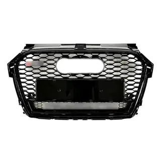 Frontgrill RS-Style mit Quattro Schriftzug (2014-2018, schwarz) Foto 2