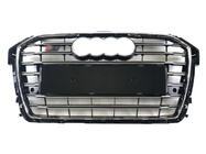 Audi A1 2010-2018 Frontgrill S-Style (2014-2018, schwarz mit Chrom) Foto 1