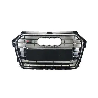 Frontgrill S-Style (2014-2018, schwarz mit Chrom) Foto 2