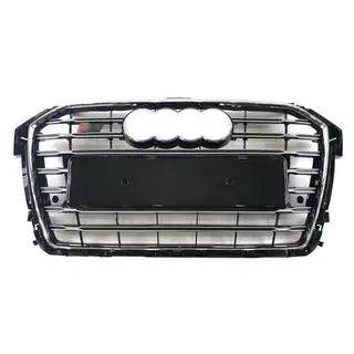 Frontgrill S-Style (2014-2018, schwarz mit Chrom) Foto 1