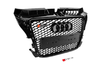 Audi A3 2003-2012 Frontgrill RS-Style (2008-2012, schwarz mit Chrom) Foto 3