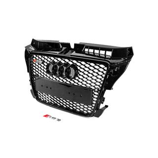 Frontgrill RS-Style (2008-2012, schwarz mit Chrom) Audi A3 2003-2012 Foto 2