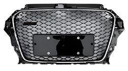 Audi A3 2012-2020 Frontgrill RS-Style (2012-2016, schwarz mit Chrom) Foto 1