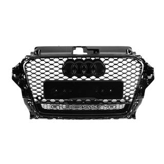 Frontgrill RS-Style mit Quattro Schriftzug (2012-2016, schwarz) Audi A3 2012-2020 Foto 1