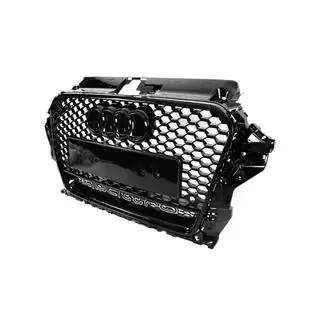 Frontgrill RS-Style mit Quattro Schriftzug (2012-2016, schwarz) Foto 2