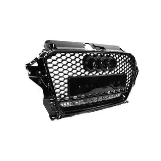 Frontgrill RS-Style mit Quattro Schriftzug (2012-2016, schwarz) Foto 3