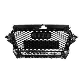 Frontgrill RS-Style mit Quattro Schriftzug (2012-2016, schwarz) Foto 4