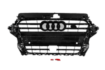 Audi A3 2012-2020 Frontgrill S-Style (2012-2016, schwarz) Foto 4