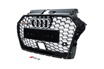 Audi A3 2012-2020 Frontgrill RS-Style (2016-2020, schwarz-grau) Foto 2