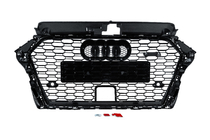 Audi A3 2012-2020 Frontgrill RS-Style (2016-2020, schwarz-grau) Foto 4