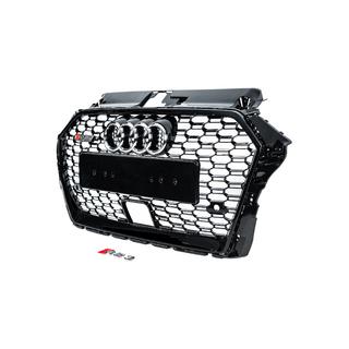 Frontgrill RS-Style (2016-2020, schwarz-grau) Audi A3 2012-2020 Foto 2