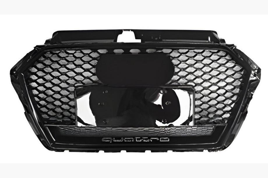 Audi A3 2012-2020 Frontgrill RS-Style mit Quarrto Schriftzug (2016-2020, schwarz) Image