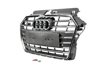 Audi A3 2012-2020 Frontgrill S-Style (2016-2020, grau mit Chrom) Foto 2