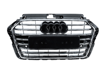 Audi A3 2012-2020 Frontgrill S-Style (2016-2020, Schwarz mit Chrom) Foto 1