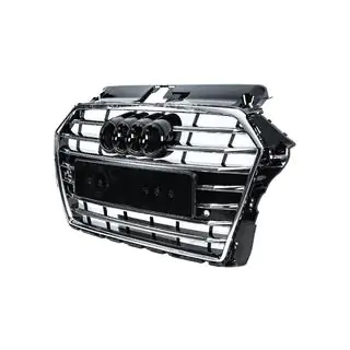 Frontgrill S-Style (2016-2020, Schwarz mit Chrom) Foto 2