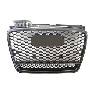 Frontgrill RS-Style V-2 (schwarz mit Chrom) Audi A4 B7 2004-2008