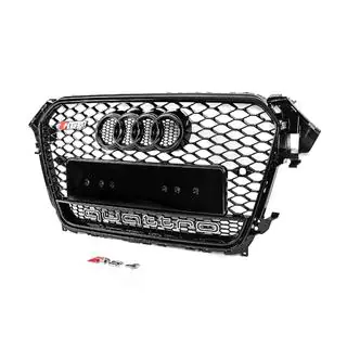 Frontgrill RS-Style schwarz mit Quattro Schriftzug (2012-2015) Foto 3