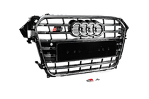 Audi A4 B8 2007-2015 Frontgrill S-Style (2012-2015, schwarz mit Chrom) Foto 3