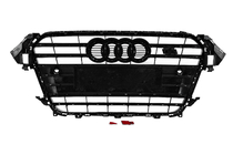 Audi A4 B8 2007-2015 Frontgrill S-Style (2012-2015, schwarz mit Chrom) Foto 4