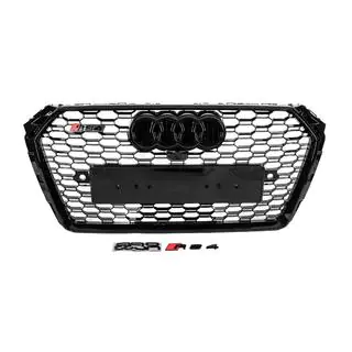 RS-Style Kühlergrill vorne mit Quattro Schriftzug (2015-2019, schwarz)