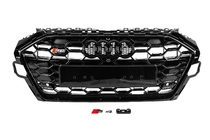 Audi A4 B9 2015-2024 Kühlergrill vorne S-style (2019-2024, schwarz) Foto 1