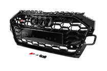 Audi A4 B9 2015-2024 Kühlergrill vorne S-style (2019-2024, schwarz) Foto 2