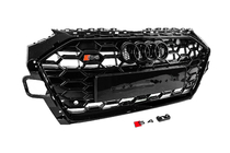Audi A4 B9 2015-2024 Kühlergrill vorne S-style (2019-2024, schwarz) Foto 3