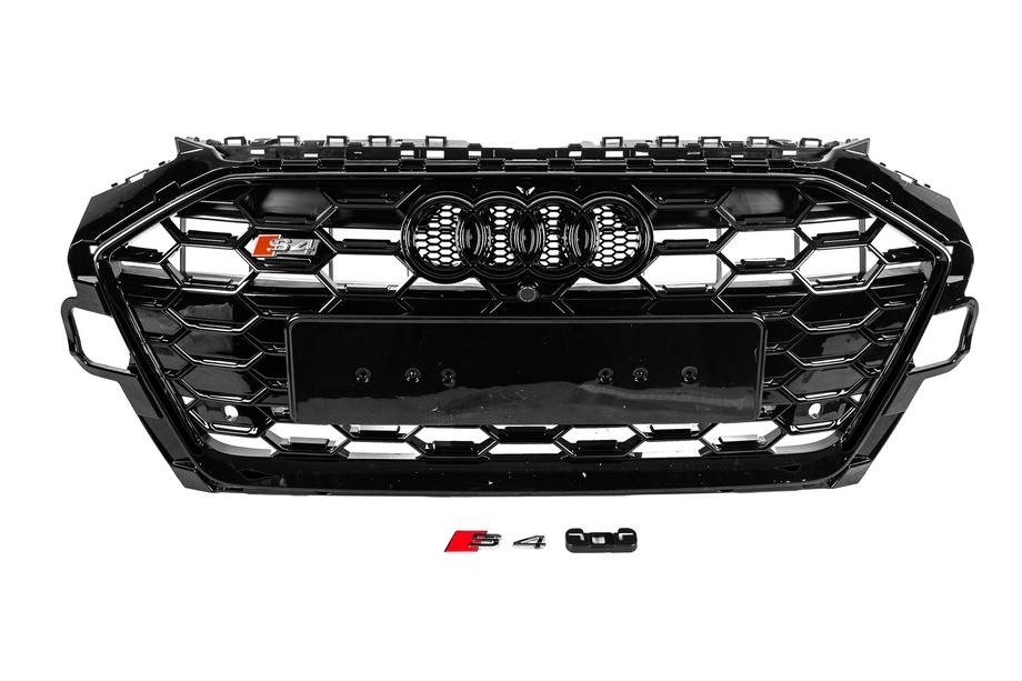 Audi A4 B9 2015-2024 Kühlergrill vorne S-style (2019-2024, schwarz) Image