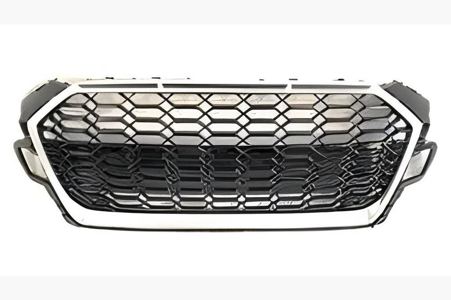 Audi A5 2016-2025 Frontgrill RS-Style (ohne Logo, 2020-2025, schwarz mit Chrom) Image