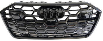 Audi A6 C8 2018–2025 Frontgrill RS-Style (2024+, schwarz) Foto 1