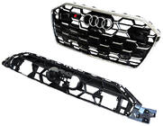 Audi A6 C8 2018–2025 Frontgrill RS-Style (2024-, grau mit Chrom) Foto 5