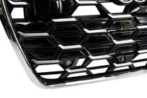 Audi A6 C8 2018–2025 Frontgrill RS-Style (2024-, grau mit Chrom) Foto 3