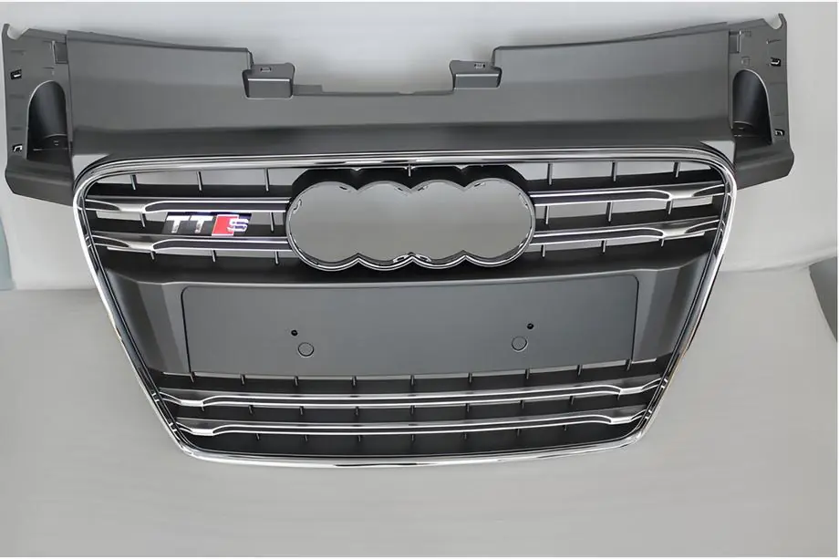 Audi TT 2006-2014 Frontgrill S-Style (2008-2014, schwarz mit Chrom) Image