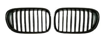 BMW 7 Series F01/F02 2008-2015 Nieren 1 Bar (Schwarz Glanz) Foto 2