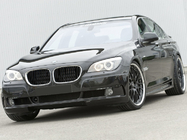 BMW 7 Series F01/F02 2008-2015 Nieren 1 Bar (Schwarz Glanz mit Chromrahmen) Foto 3