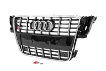 Audi A5 2007-2015 Frontgrill S-Style (2007-2011, schwarz mit Chrom) Foto 2