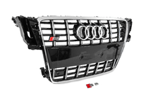Audi A5 2007-2015 Frontgrill S-Style (2007-2011, schwarz mit Chrom) Foto 3
