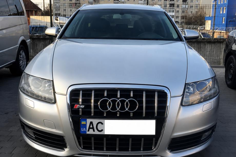 Audi A6 C6 2004-2011 Frontgrill S-Style (schwarz mit Chrom) Foto 1